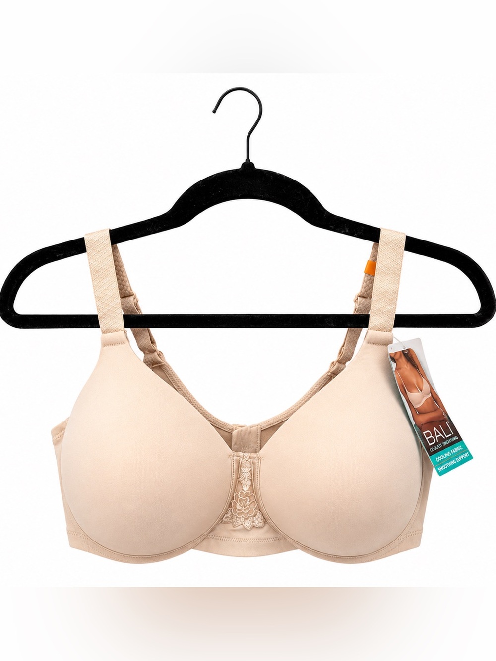 Vanity Fair Beauty Back T-Shirt Bra 42DD Damask Neutral Smoothing NWT 71380